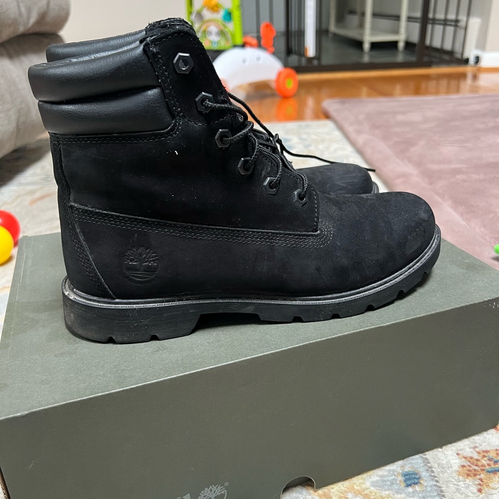 Timberland Black Nubuck Boots